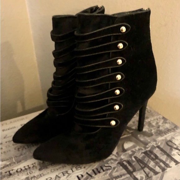 Guess Velvet Stiletto Heel Bootie (New without box) - Picture 9 of 11